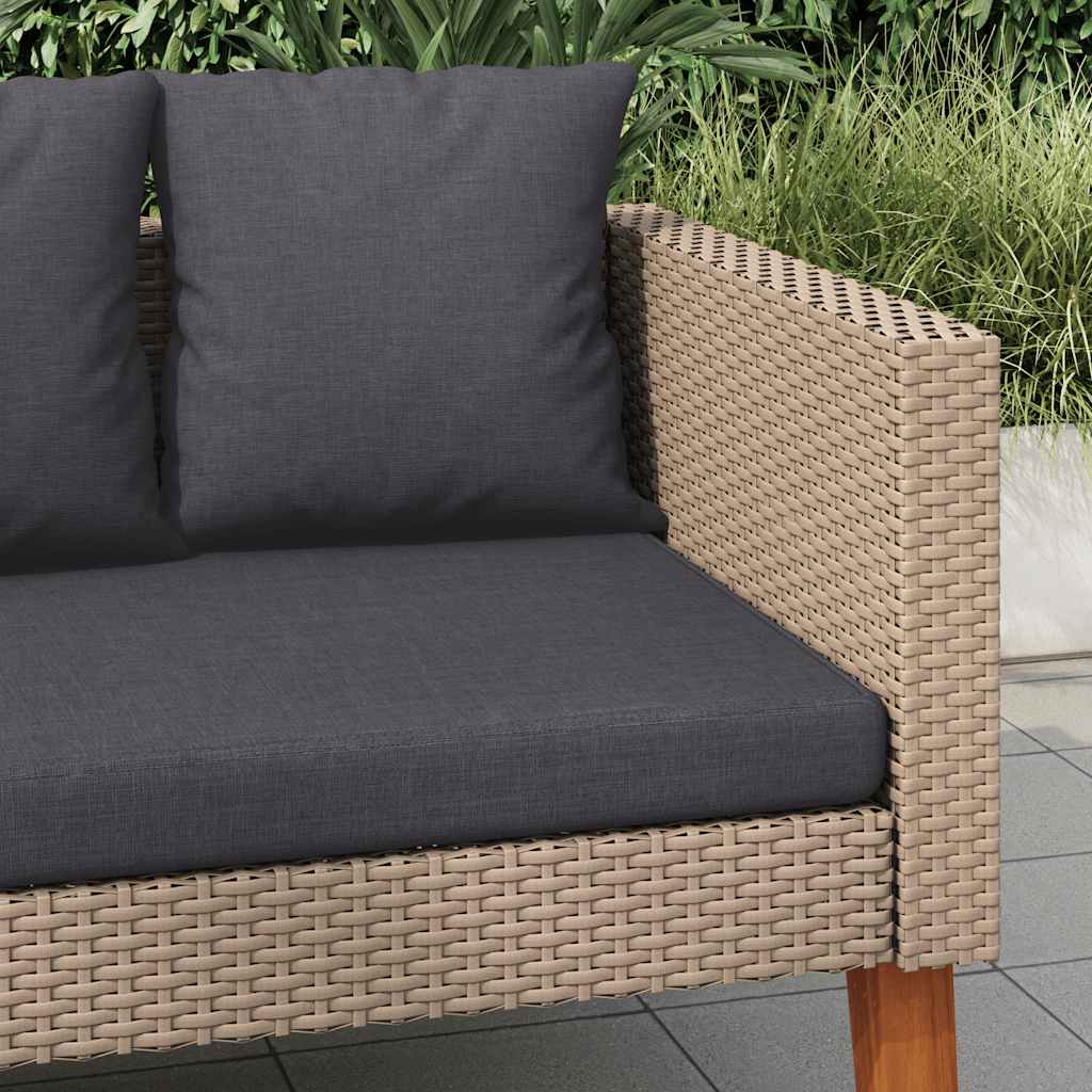 Decorative 3 Seater Garden Sofa with Patio Setup Garden Leisure 