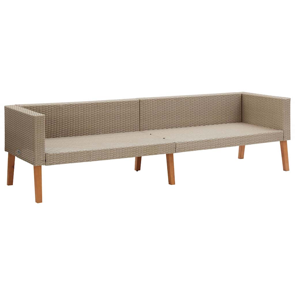 Decorative 3 Seater Garden Sofa with Patio Setup Garden Leisure 