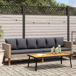 Decorative 3 Seater Garden Sofa with Patio Setup Garden Leisure