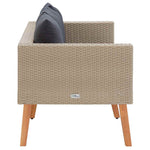 Comfortable 2 Seater Garden Sofa with Lounge Area Essentials