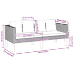 Comfortable 2 Seater Garden Sofa with Lounge Area Essentials