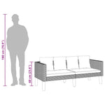 Comfortable 2 Seater Garden Sofa with Lounge Area Essentials
