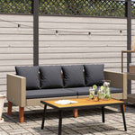 Comfortable 2 Seater Garden Sofa with Lounge Area Essentials