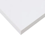 Floating Wall Shelves High Gloss White MDF 2pc | HomeAndLiving