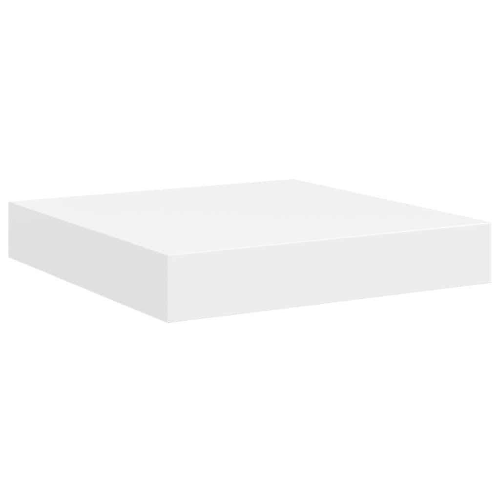 Floating Wall Shelf White MDF 23cm | HomeAndLiving