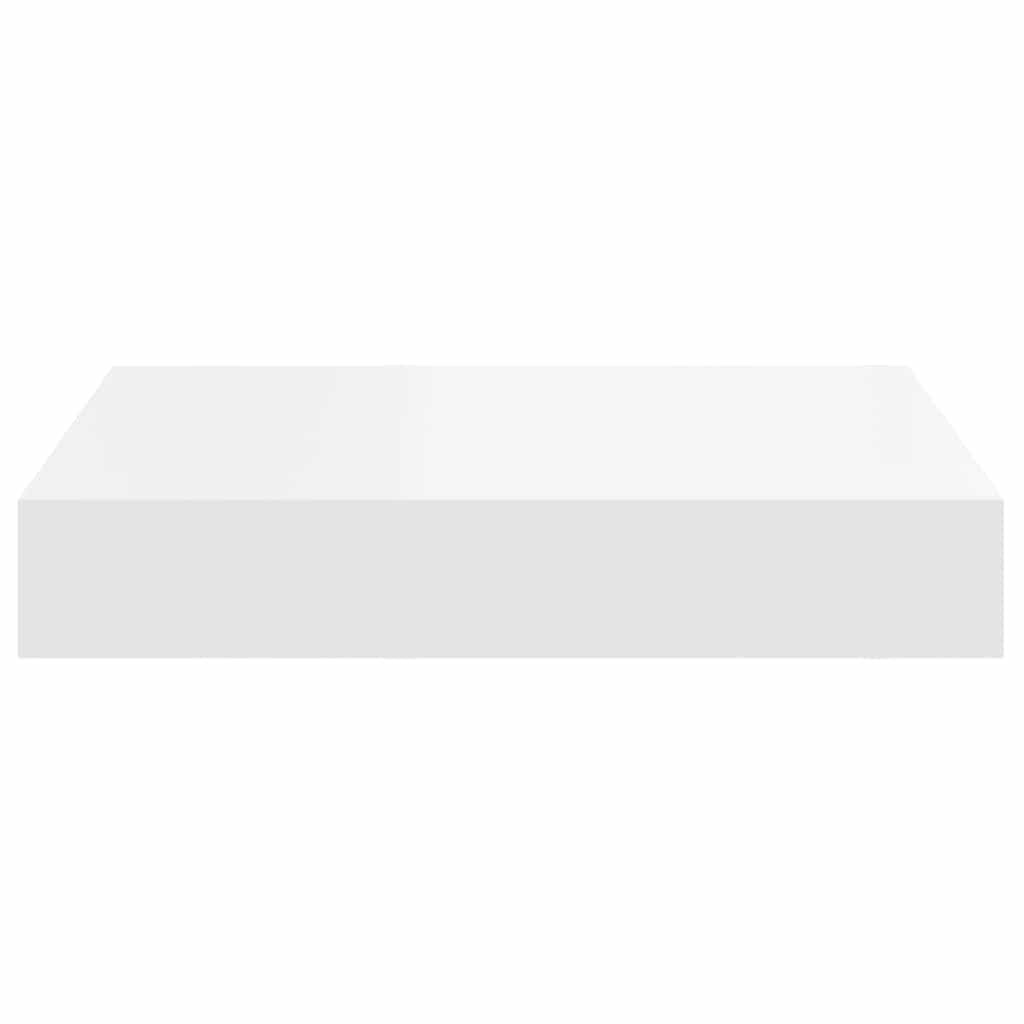 Floating Wall Shelf White MDF 23cm | HomeAndLiving
