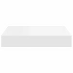 Floating Wall Shelf White MDF 23cm | HomeAndLiving