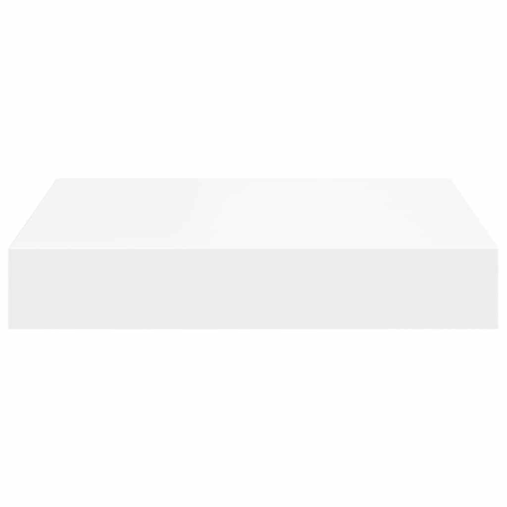 Floating Wall Shelves 2pk White MDF | HomeAndLiving