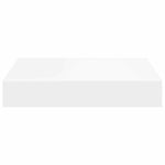 Floating Wall Shelves 2pk White MDF | HomeAndLiving