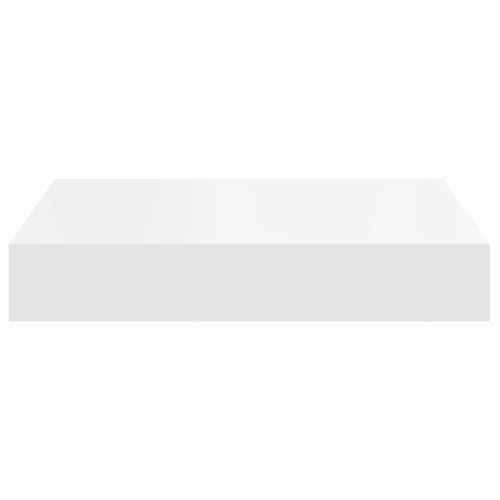 Floating Wall Shelves 2pk White MDF | HomeAndLiving