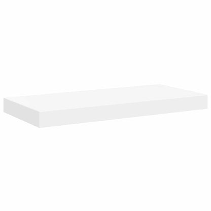 Floating Wall Shelf White 50cm MDF | HomeAndLiving