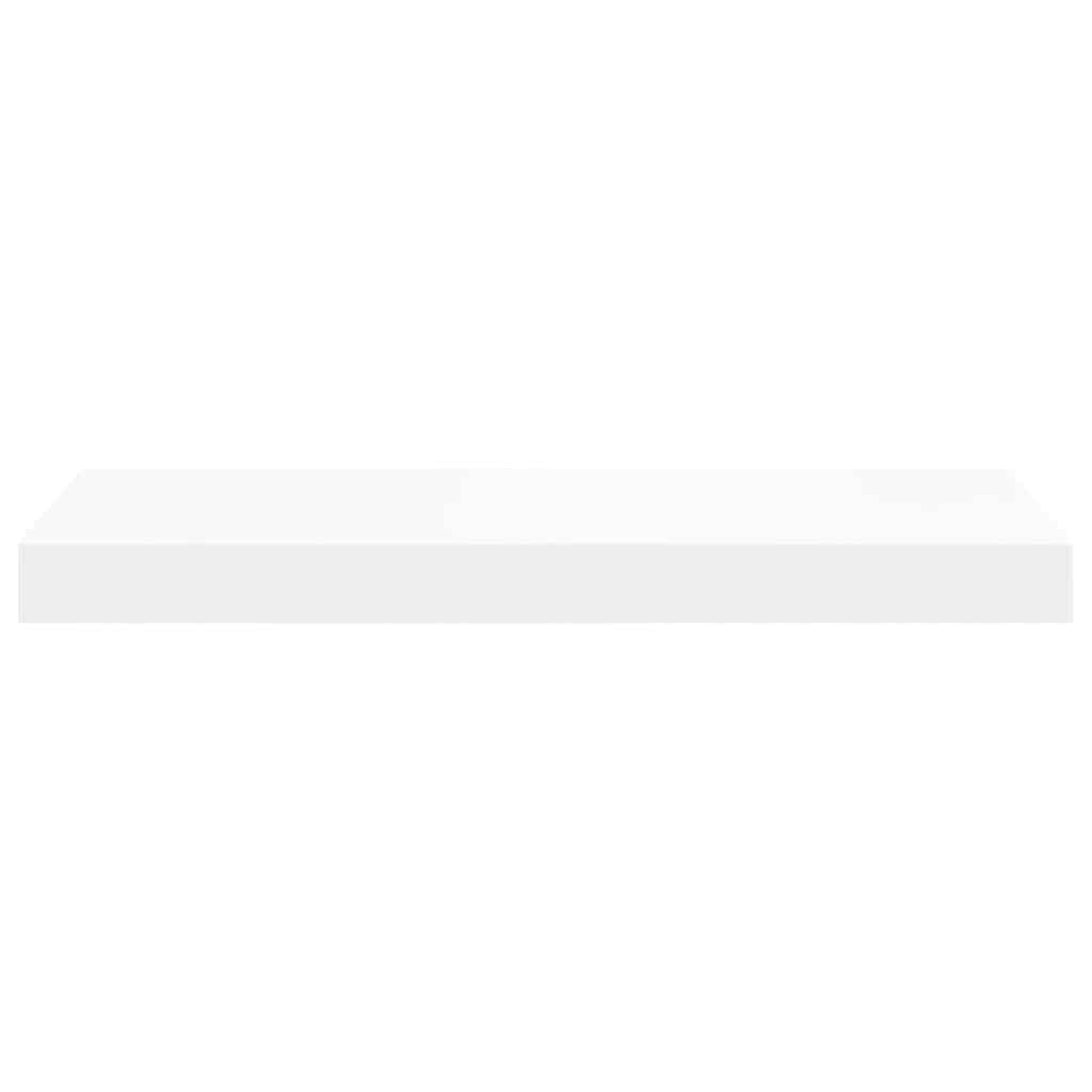 Floating Wall Shelf White 50cm MDF | HomeAndLiving