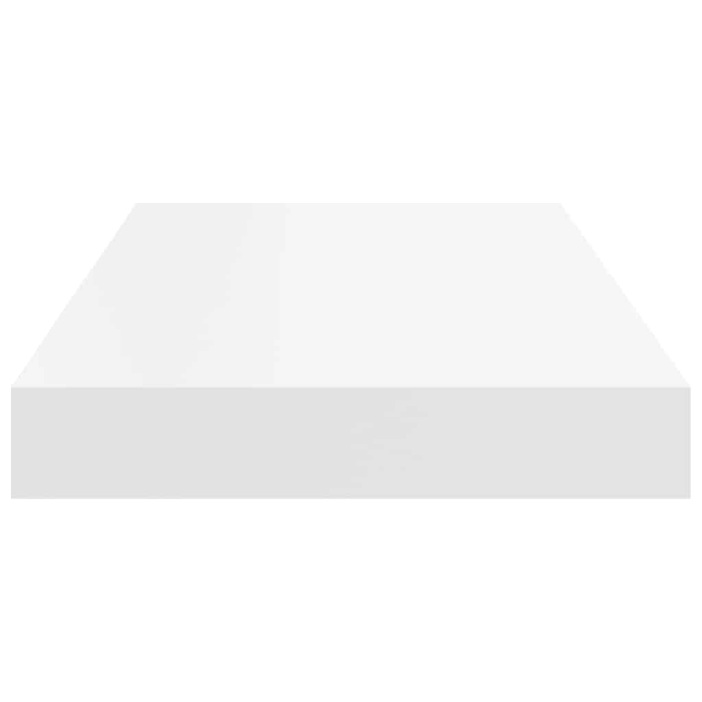 Floating Wall Shelf White 50cm MDF | HomeAndLiving