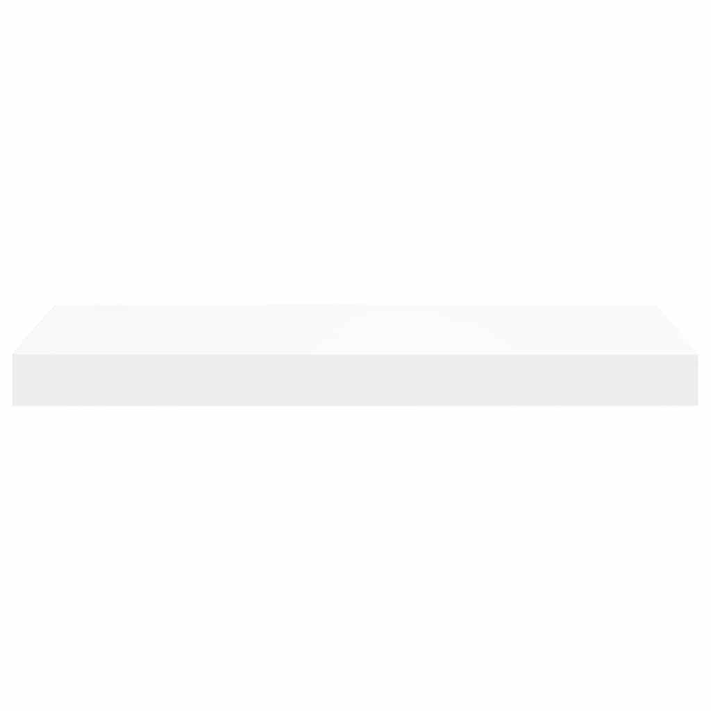 Floating Wall Shelves White MDF Set of 2 | HomeAndLiving