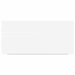 Floating Wall Shelves White MDF Set of 2 | HomeAndLiving