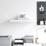 Floating Wall Shelf White 60cm MDF | HomeAndLiving