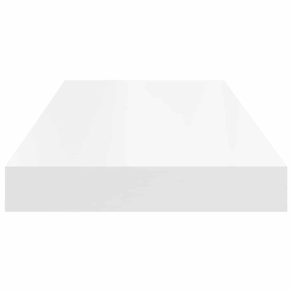 Floating Wall Shelf White 60cm MDF | HomeAndLiving
