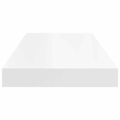 Floating Wall Shelf White 60cm MDF | HomeAndLiving