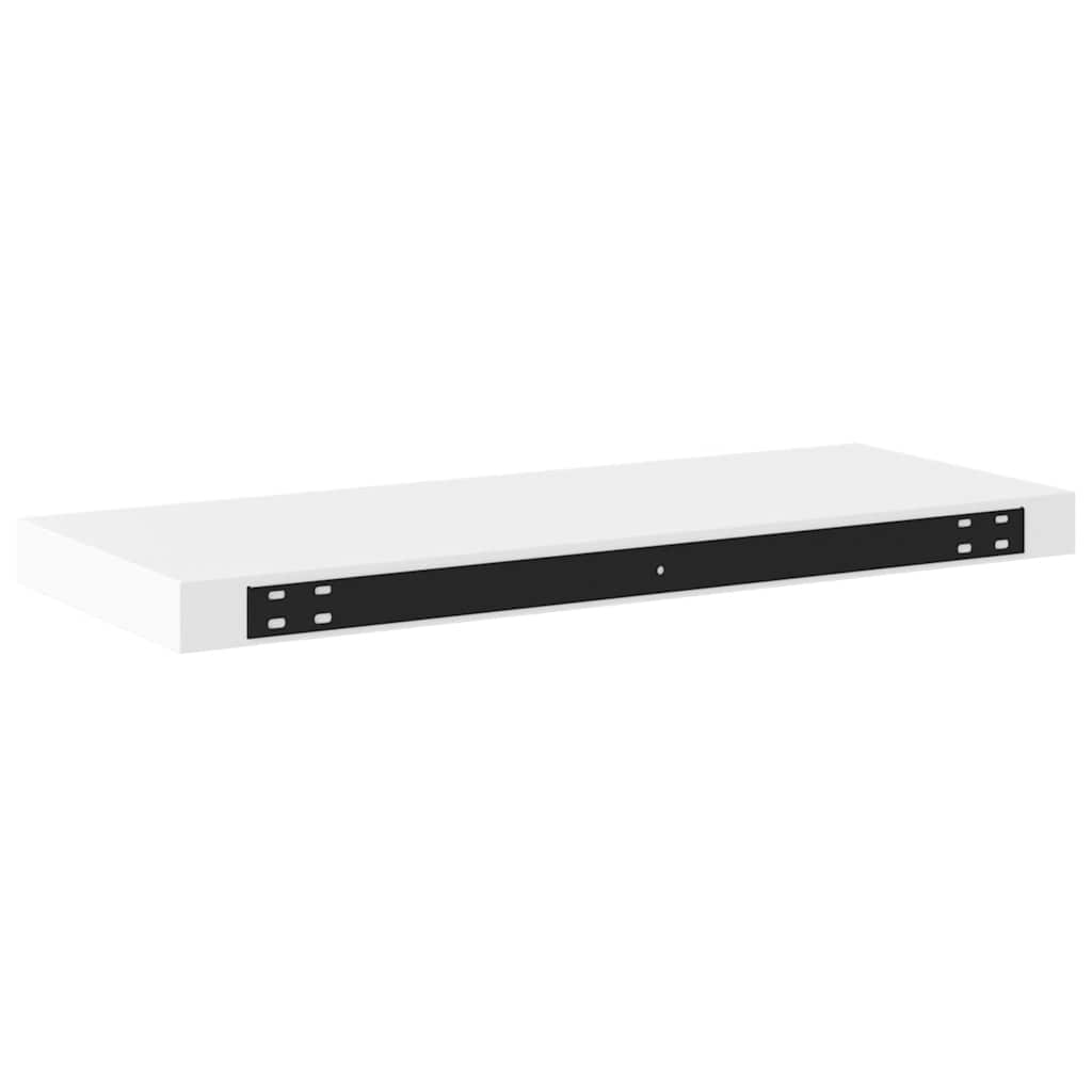 Floating Wall Shelf White 60cm MDF | HomeAndLiving