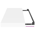 Floating Wall Shelf White 60cm MDF | HomeAndLiving