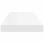 Floating Wall Shelves 2pc White MDF 60cm | HomeAndLiving