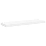 Floating Wall Shelves 2pk White 80cm MDF | HomeAndLiving