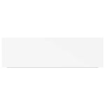Floating Wall Shelves 2pk White 80cm MDF | HomeAndLiving