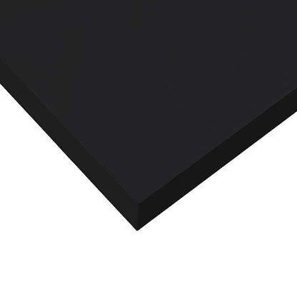 Floating Wall Shelves Set 2 Black MDF | HomeAndLiving