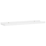 Picture Frame Ledge Shelves 2 pcs White