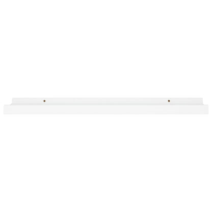 Picture Frame Ledge Shelves 2 pcs White