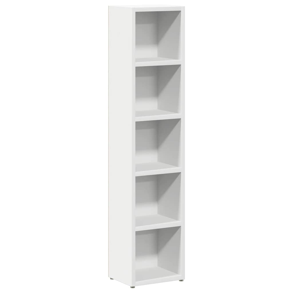 CD Cabinets 2 pcs White Engineered Wood