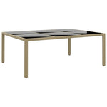 Premium Garden Table 200x150x75 cm Tempered Living Space Upgrade Boho