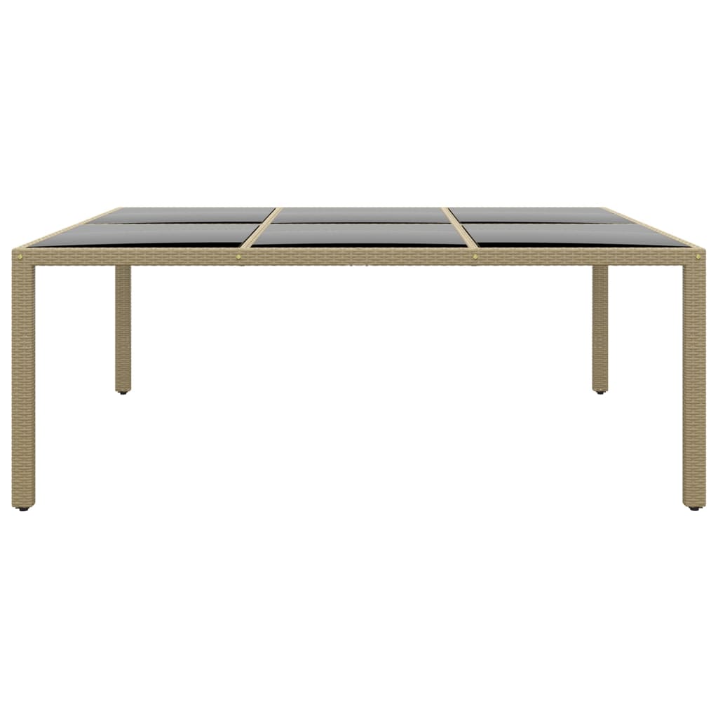 Premium Garden Table 200x150x75 cm Tempered Living Space Upgrade Boho 