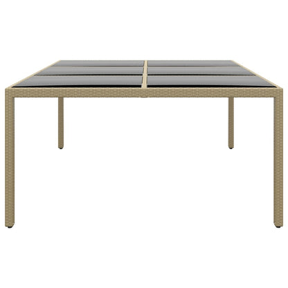 Premium Garden Table 200x150x75 cm Tempered Living Space Upgrade Boho 