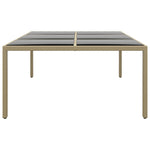 Premium Garden Table 200x150x75 cm Tempered Living Space Upgrade Boho