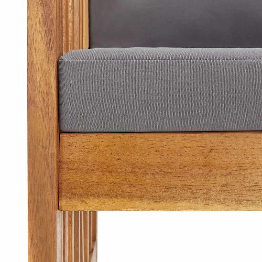 Acacia Wood Garden Chairs Cushions Set 2 | HomeAndLiving