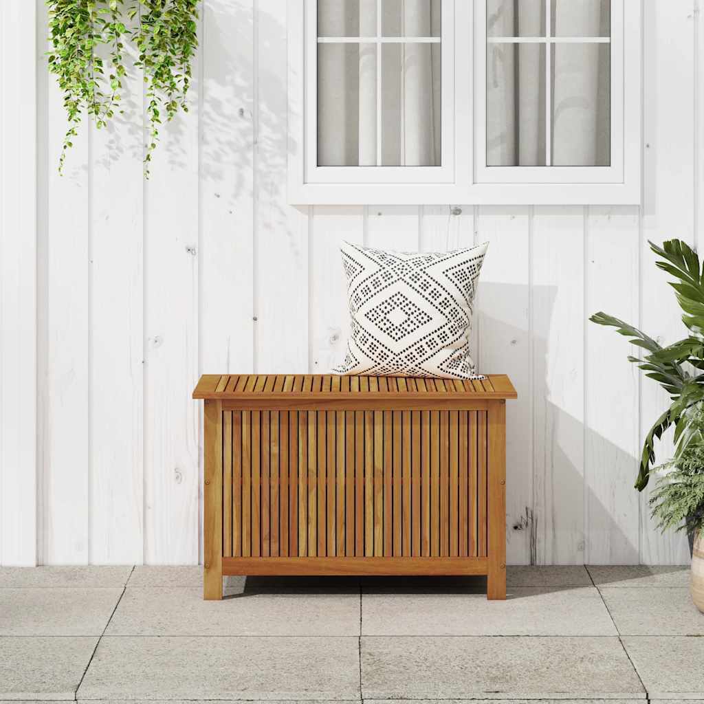 Garden Storage Bo Solid Acacia Wood