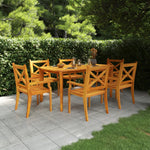 Garden Table Solid Wood Acacia