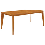 Garden Table Solid Wood