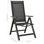 Functional Folding Garden Chairs 2 pcs Indoor Outdoor Use Home Comfort