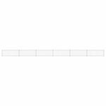 Gabion Wall Galvanised Steel 900x30x50cm | HomeAndLiving