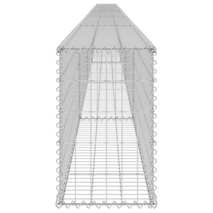 Gabion Wall Galvanised Steel 900x30x50cm | HomeAndLiving