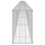 Gabion Wall Galvanised Steel 900x30x50cm | HomeAndLiving
