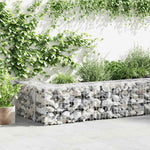 Gabion Wall Galvanised Steel 900x30x50cm | HomeAndLiving