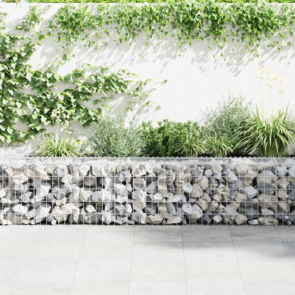 Gabion Wall Galvanised Steel 300x30x50cm | HomeAndLiving