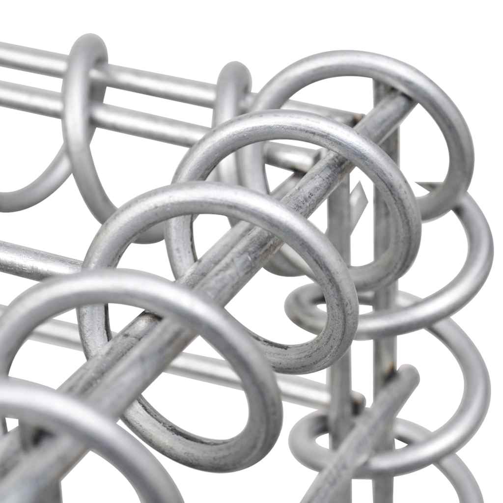 Gabion Wall Galvanised Steel 300x30x50cm | HomeAndLiving