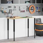 Adjustable Metal Workbench Frames 2pc 69-95.5cm | HomeAndLiving