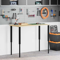 Adjustable Metal Workbench Frames 2pc 69-95.5cm | HomeAndLiving