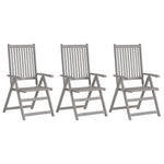 Decorative Garden Reclining Chairs 3 pcs Lounge Area Summer
