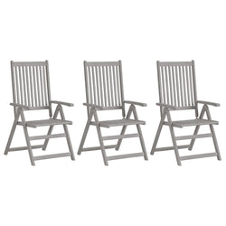 Decorative Garden Reclining Chairs 3 pcs Lounge Area Summer 